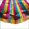 Maroon Pattu Parikini with contrast border-(SSV-38) - Click here to View more details about this Product